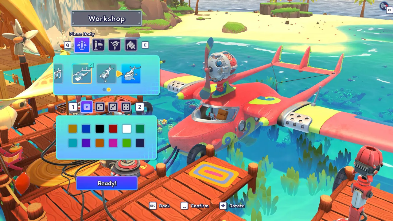 Lou's Lagoon official screenshot — island vista at sunset